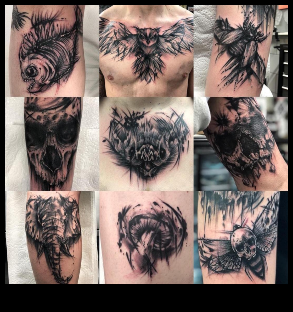 Αφηρημένες εκφράσεις: Αγκαλιάζοντας το αντισυμβατικό στο σχέδιο τατουάζ