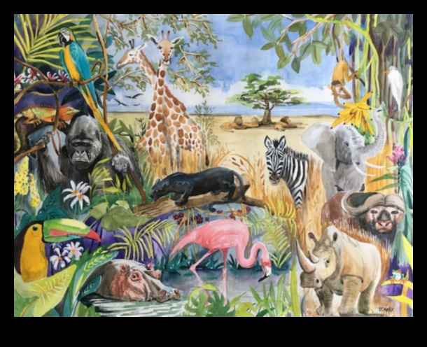 Ink Menagerie: Crafting Wildlife Stories on Skin