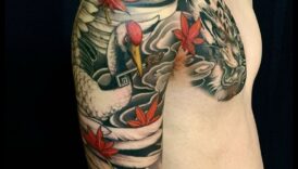 Καμβάς της φύσης: Ζωντανή χλωρίδα και πανίδα σε ιαπωνικά τατουάζ